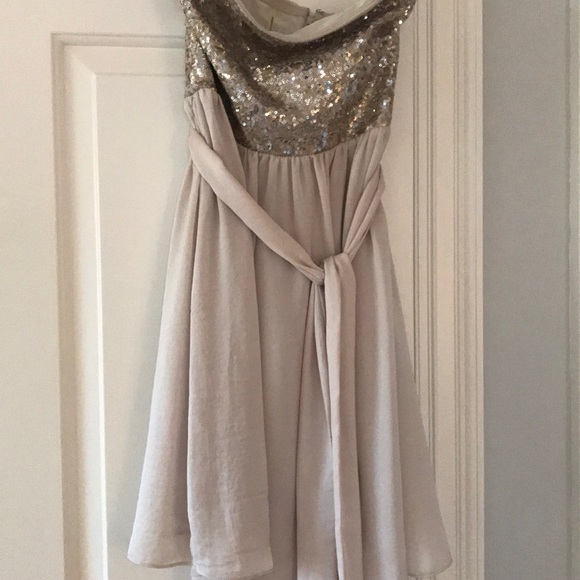 Rebecca Taylor Dresses & Skirts - Sequin silk dress strapless Rebecca Taylor Dresses & Skirts - Sequin silk dress strapless